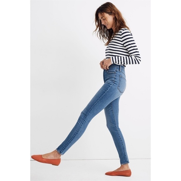 NWOT Madewell 11" High-Rise Skinny Jeans in Maricopa Wash Size 26 - Picture 4 of 11